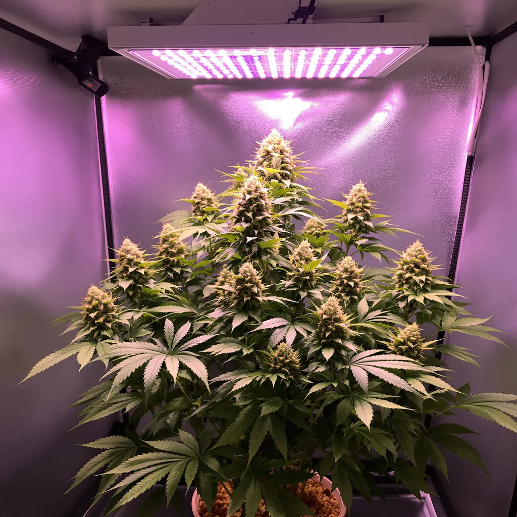 Blue Diesel cannabis plant in flowering stage — 90-130 cm feminised
