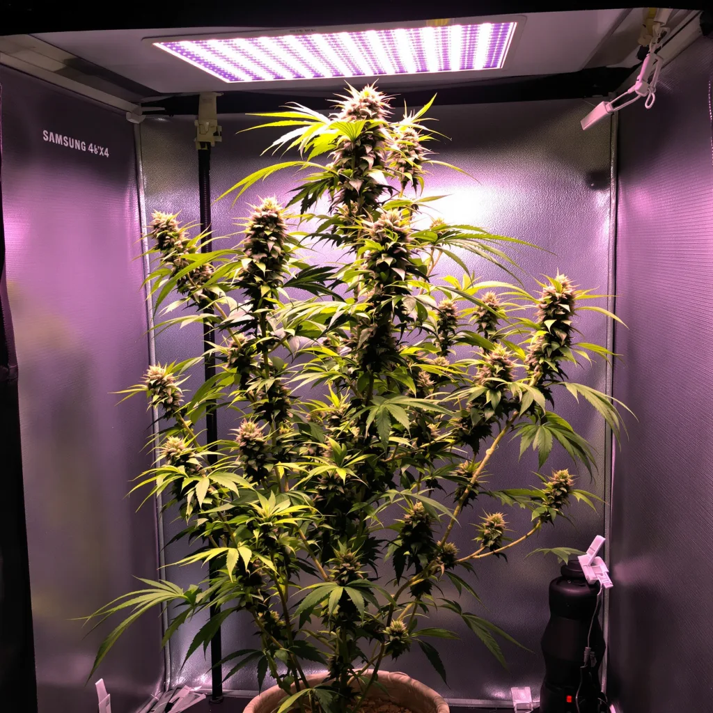 Blue Dream cannabis plant in flowering stage — 60-100 cm autoflower