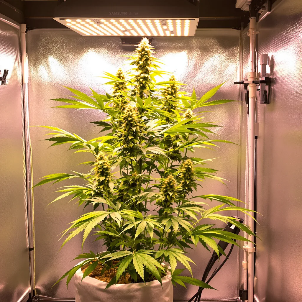 Blue Dream cannabis plant in flowering stage — 150-200 cm feminised