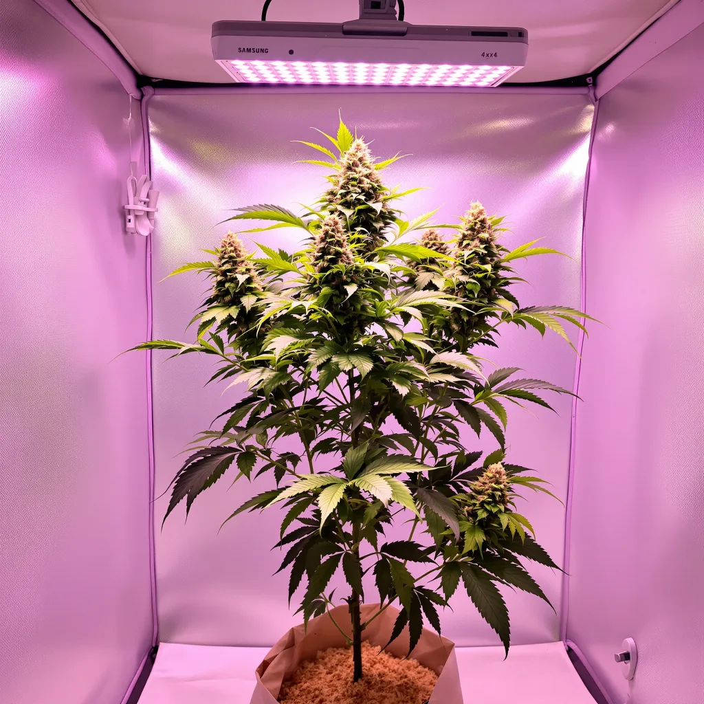 Blue Fruit cannabis plant in flowering stage — 150 cm autoflower
