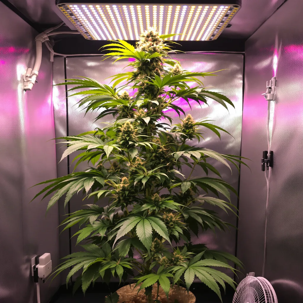 Blue Kiss cannabis plant in flowering stage — 150-200 cm feminised