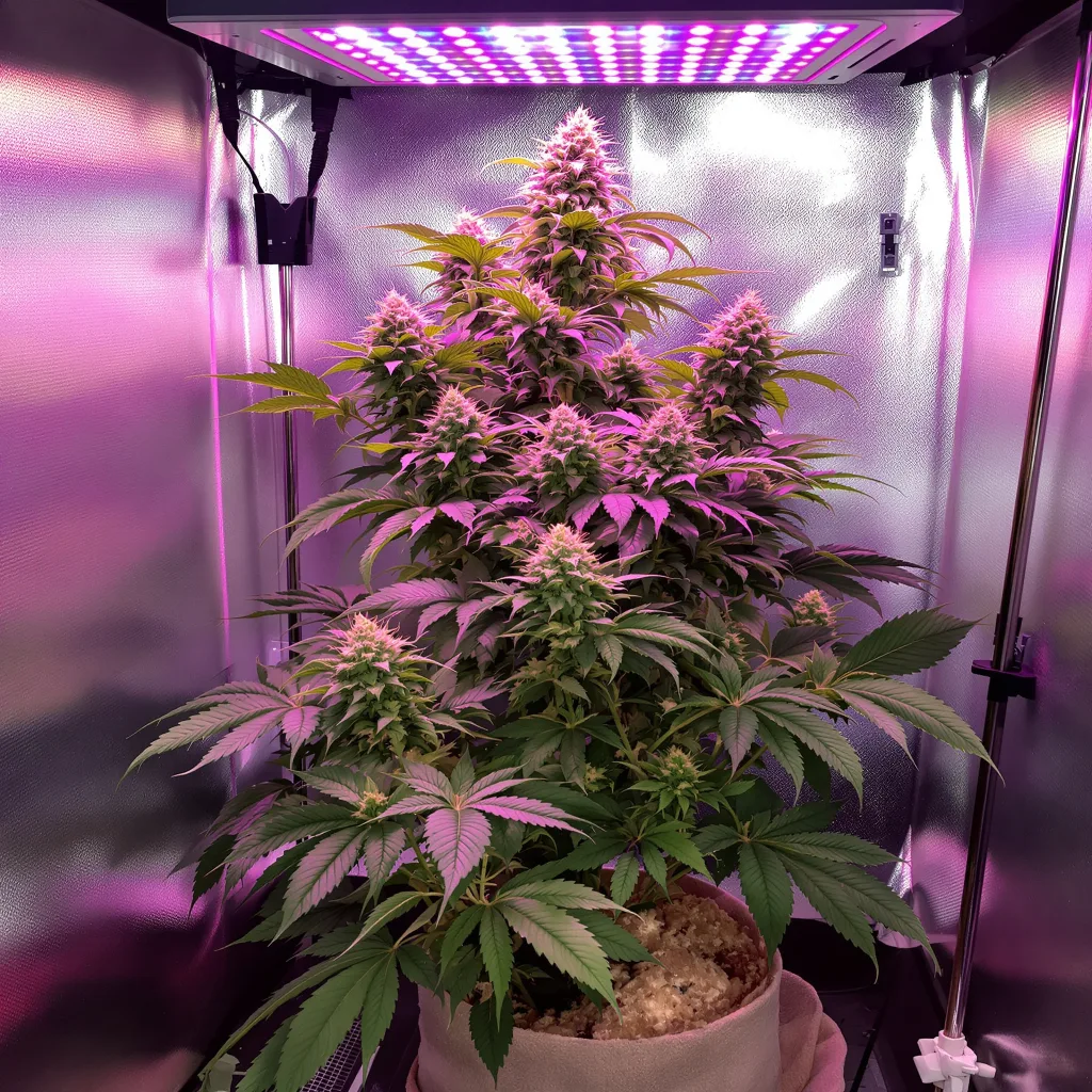 Blue Knight cannabis plant in flowering stage — 90-130 cm feminised