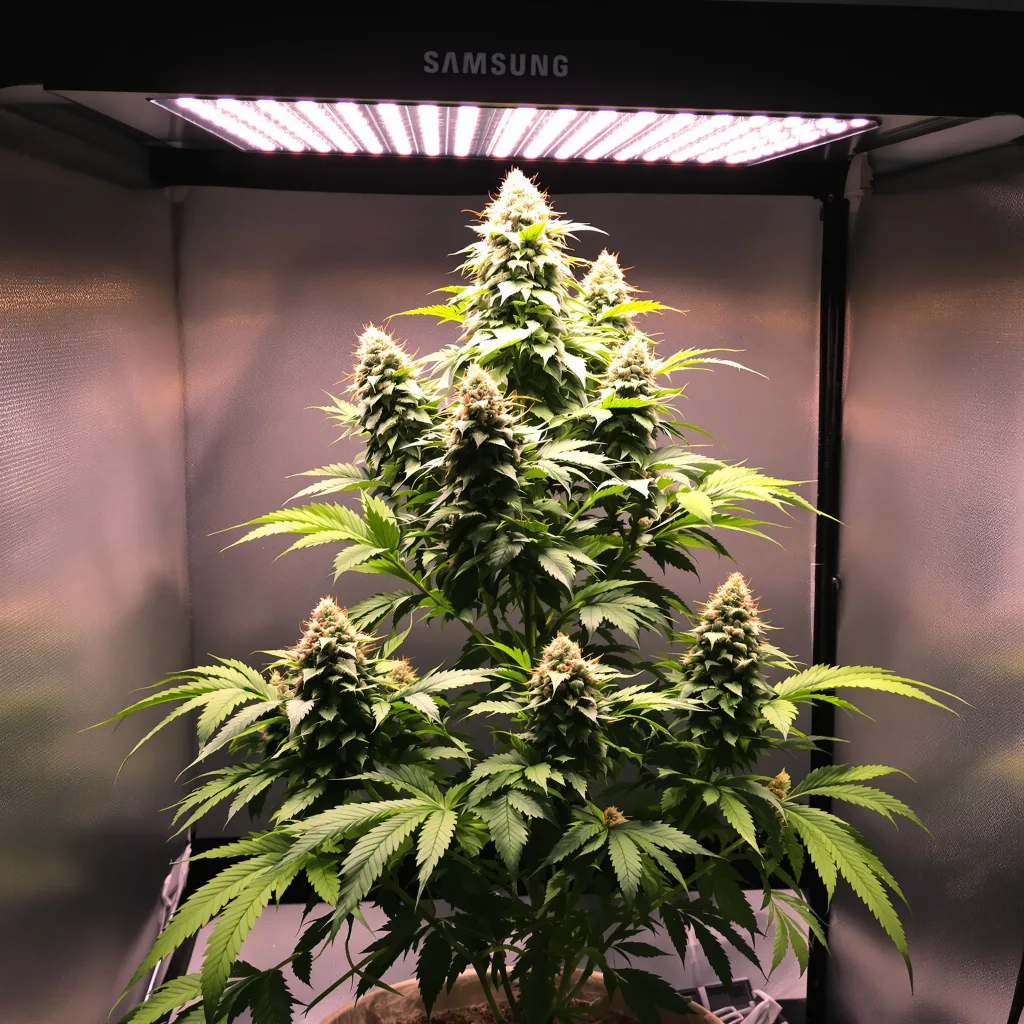Blue Kush cannabis plant in flowering stage — 120-180 cm feminised