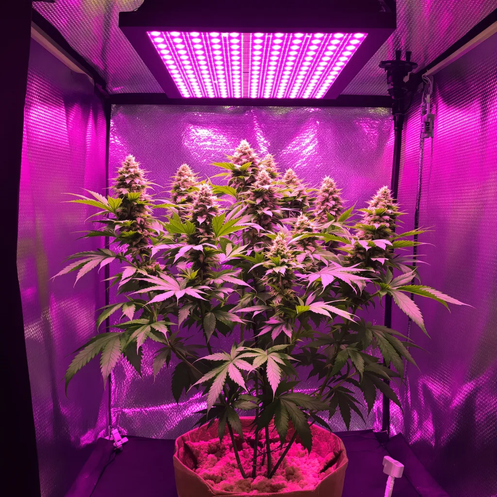 Blue Zombie cannabis plant in flowering stage — 90-130 cm feminised