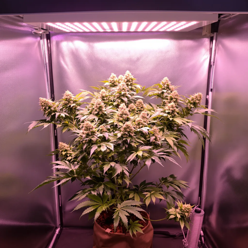 Blueberry cannabis plant in flowering stage — 50-75 cm autoflower