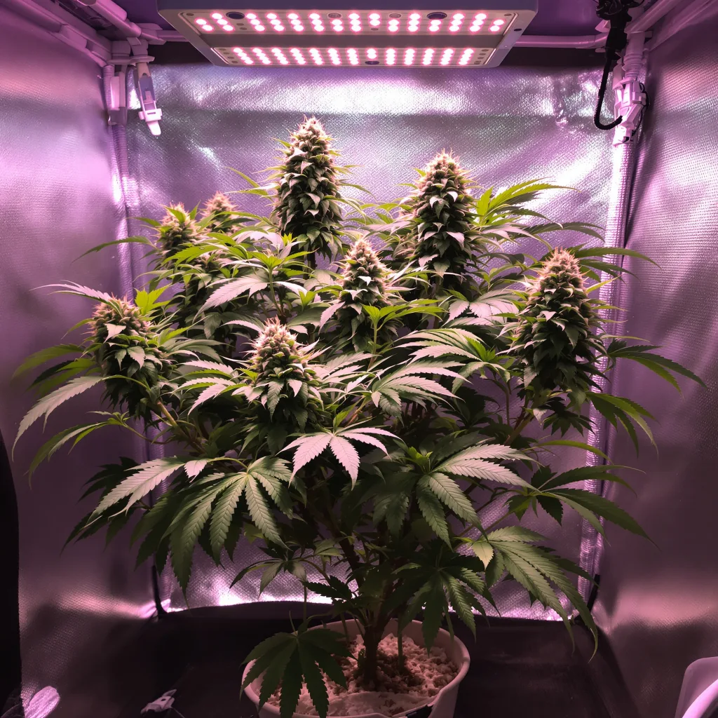 Blueberry Badazz OG cannabis plant in flowering stage — 150 cm feminised