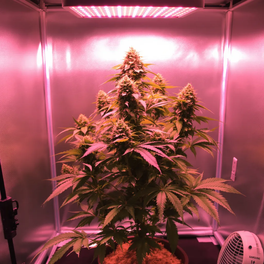 Blueberry cannabis plant in flowering stage — 90-130 cm feminised