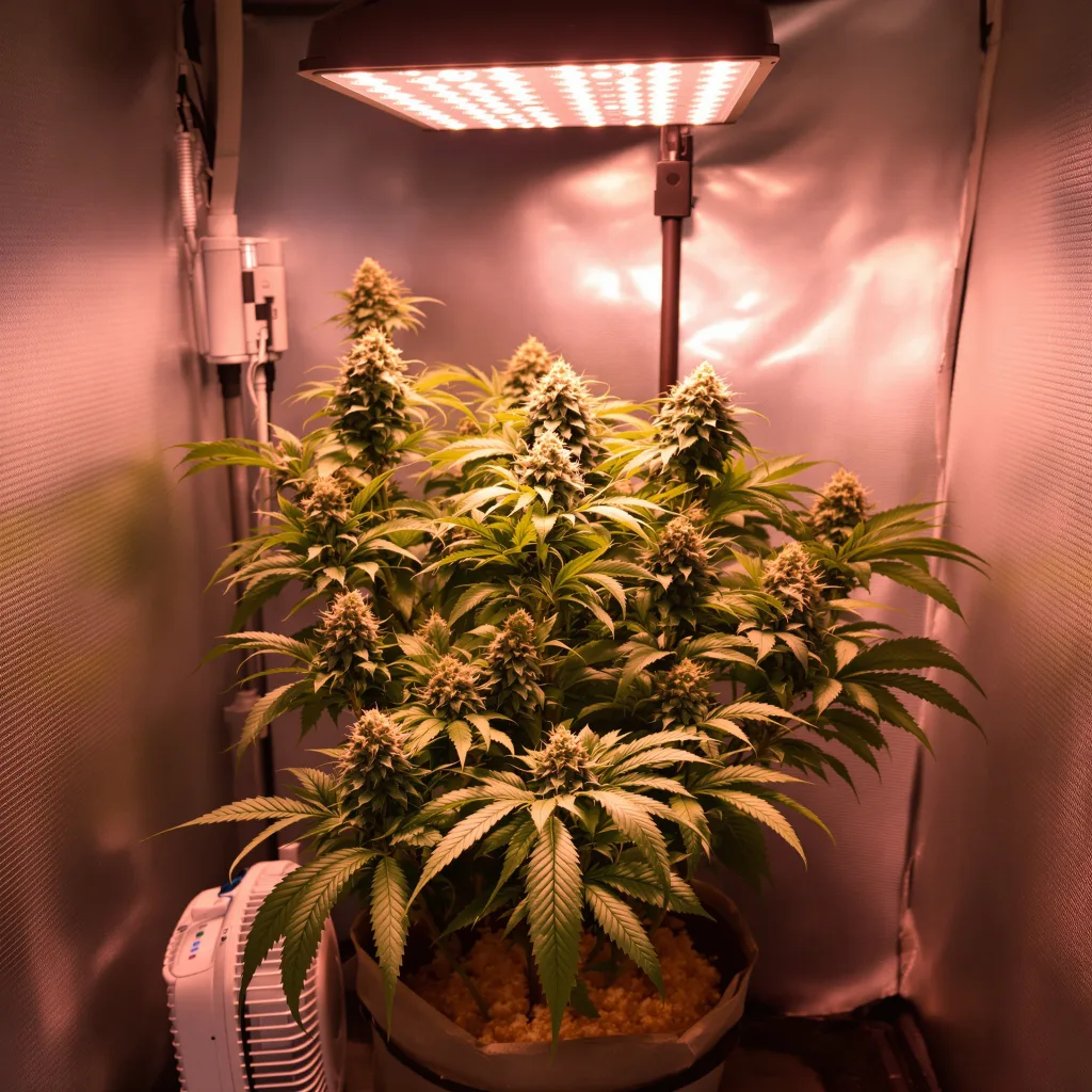 Blueberry Gusto cannabis plant in flowering stage — 90-130 cm feminised