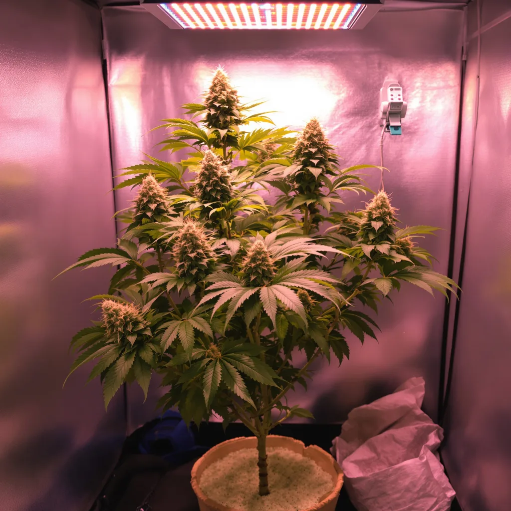 Blueberry Waltz cannabis plant in flowering stage — 90-130 cm feminised