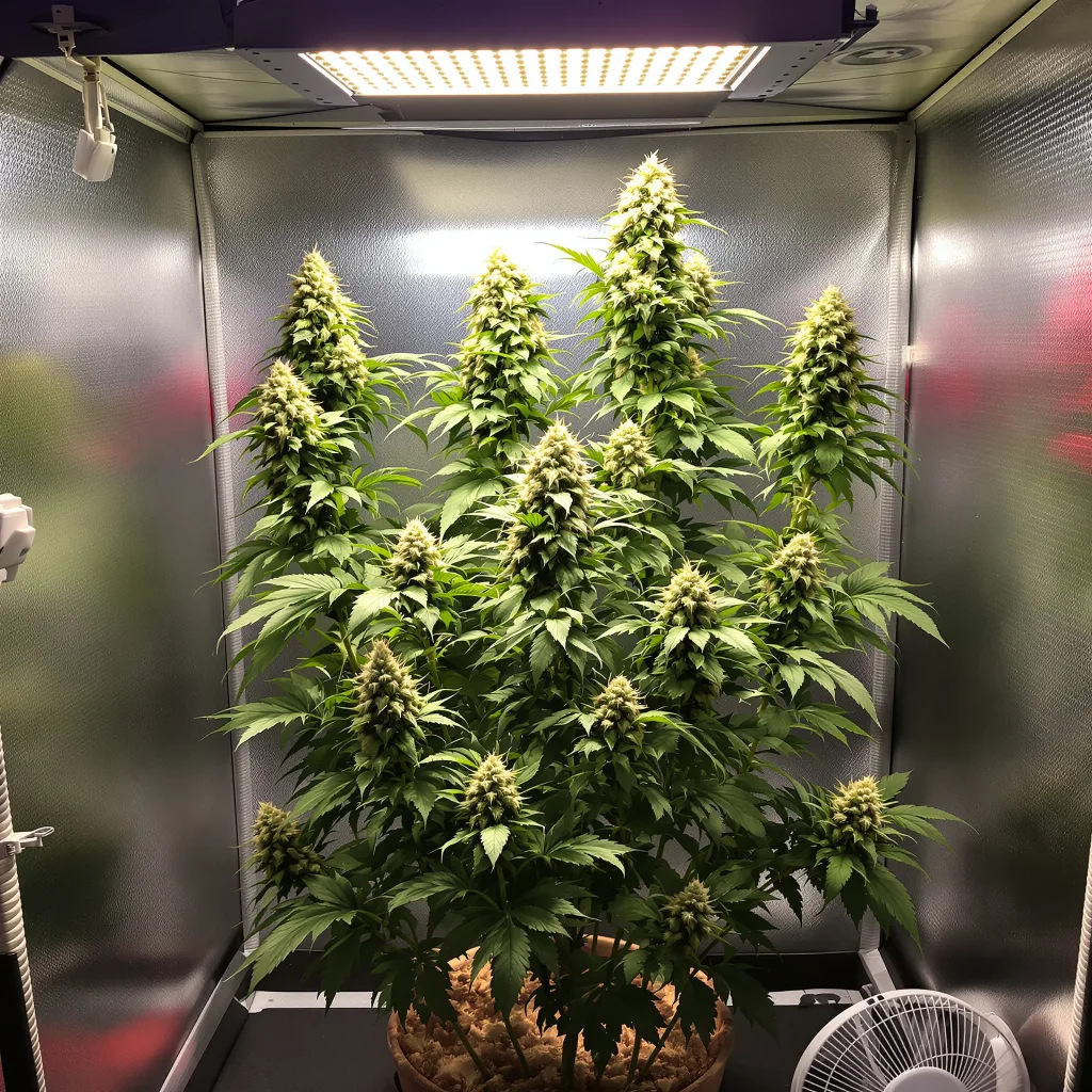 Blueberry Yum Yum cannabis plant in flowering stage — 120-180 cm feminised