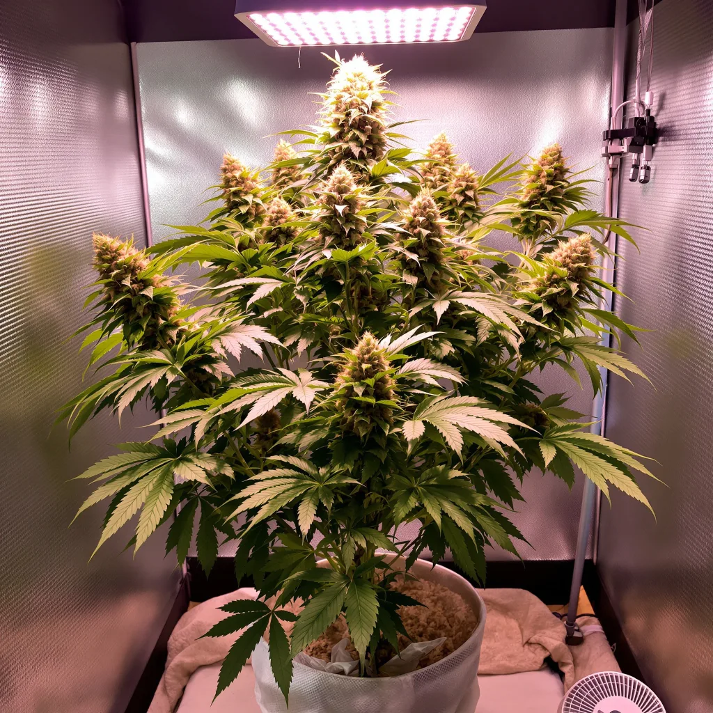Brand X cannabis plant in flowering stage — 122-183 cm feminised