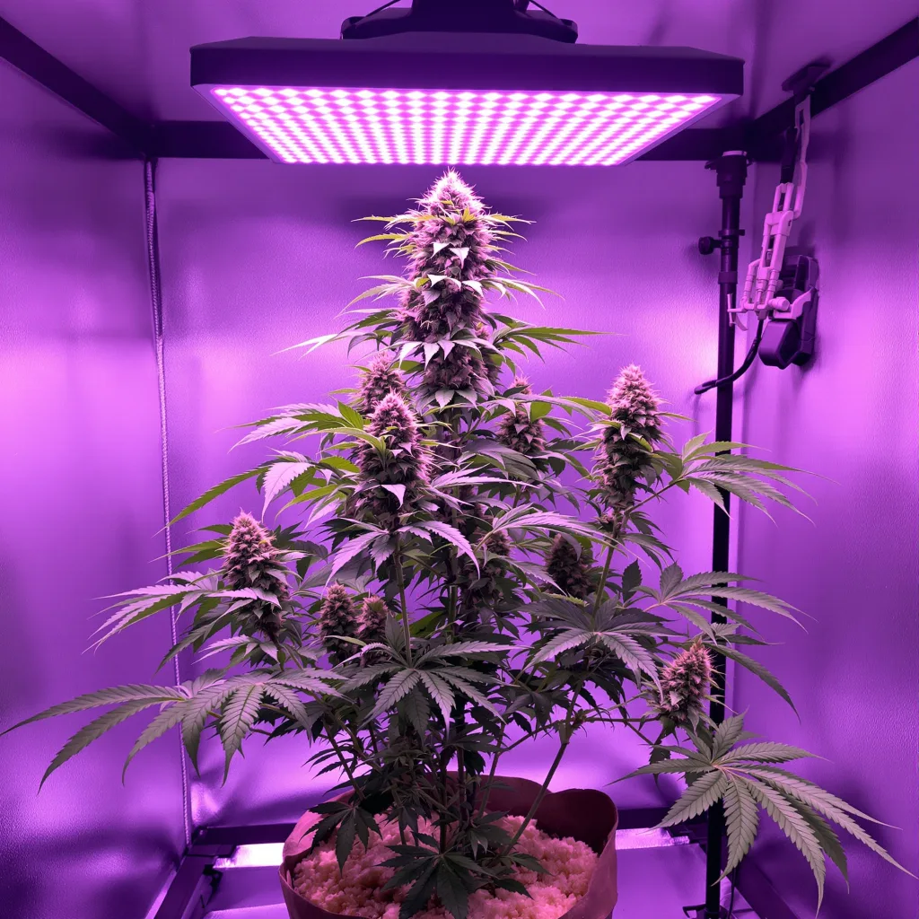 Bubba Kush cannabis plant in flowering stage — 90-130 cm feminised