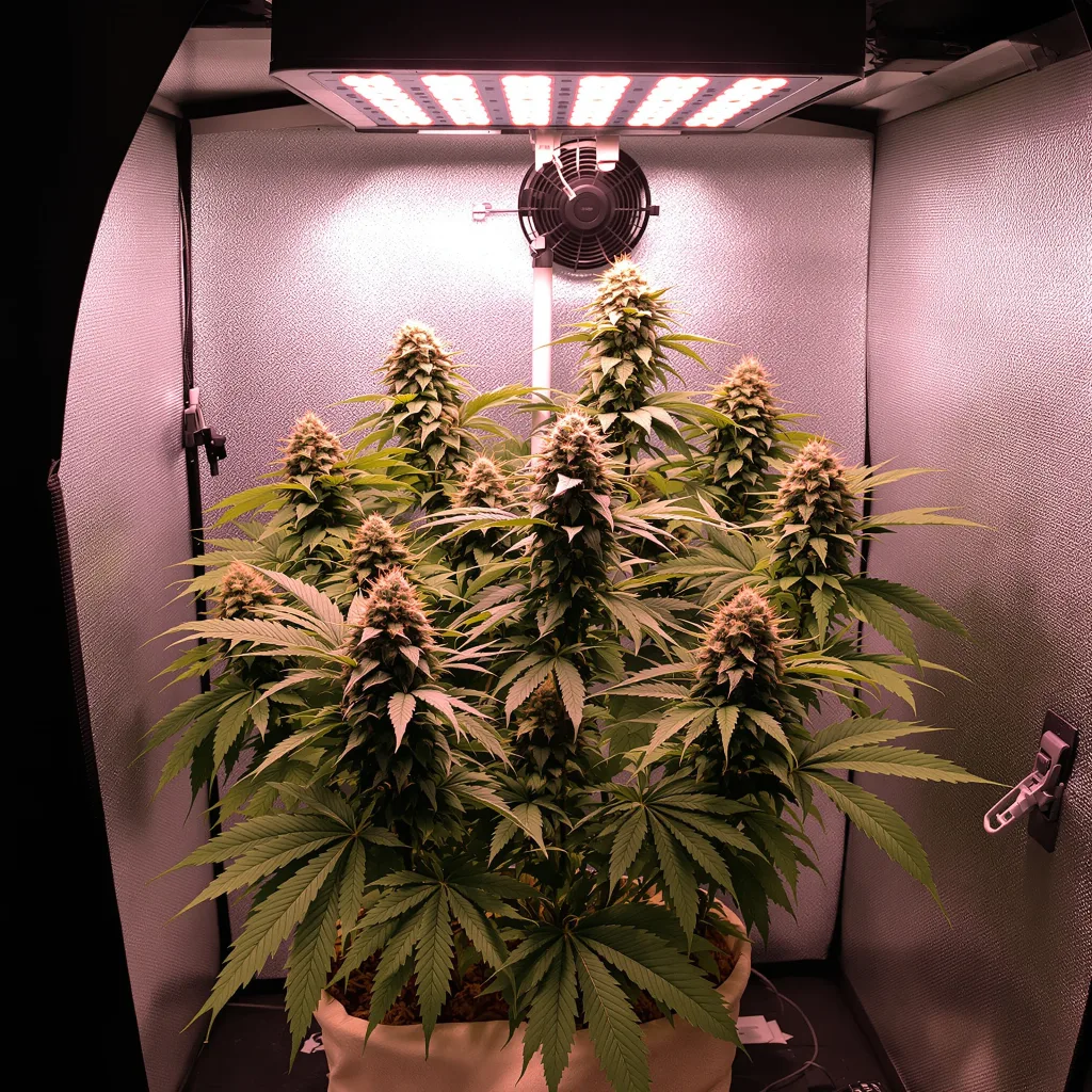 Bubble Cheese cannabis plant in flowering stage — 90-130 cm feminised