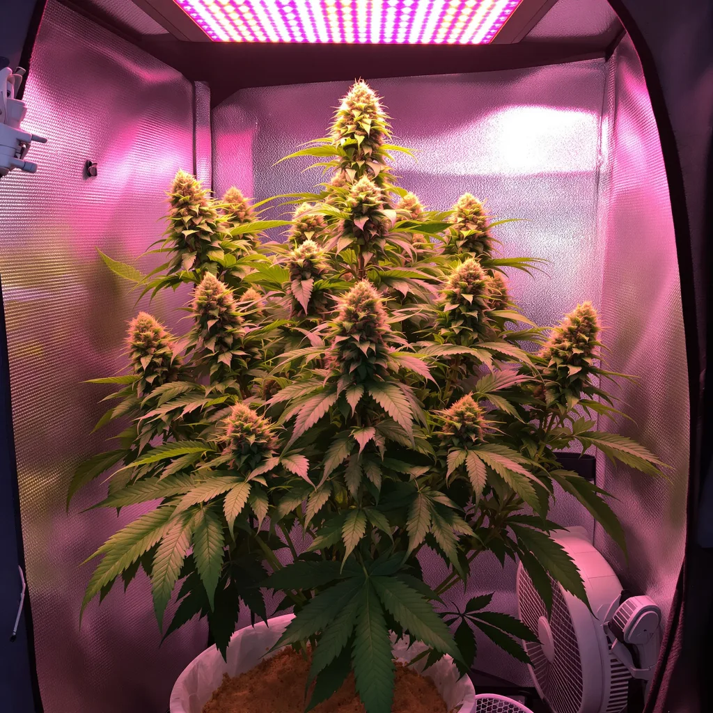 Burmese Kush cannabis plant in flowering stage — 120-180 cm feminised