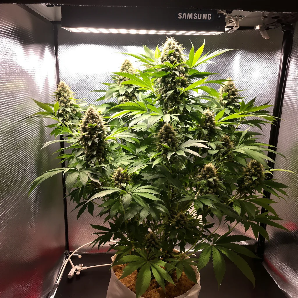Butter OG cannabis plant in flowering stage — 91-183 cm feminised