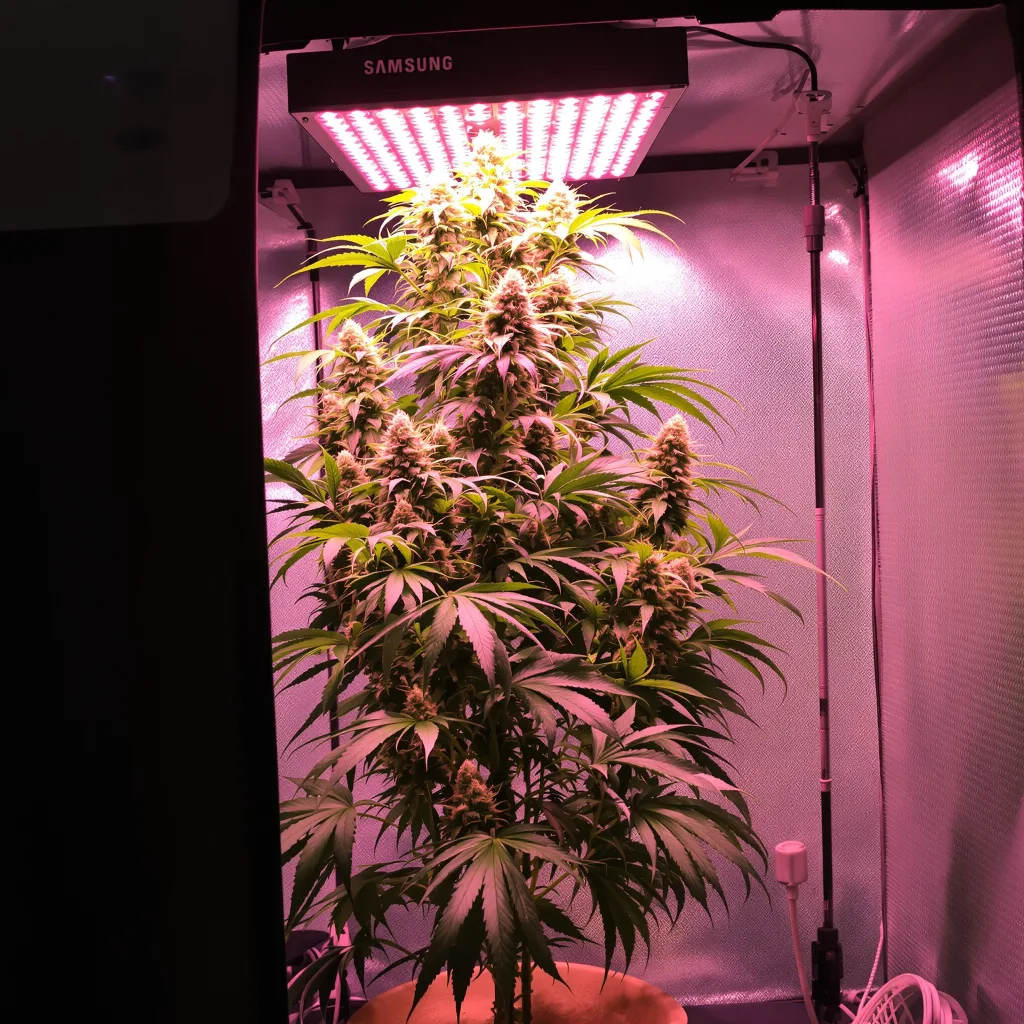 Butterscotch cannabis plant in flowering stage — 150-200 cm feminised