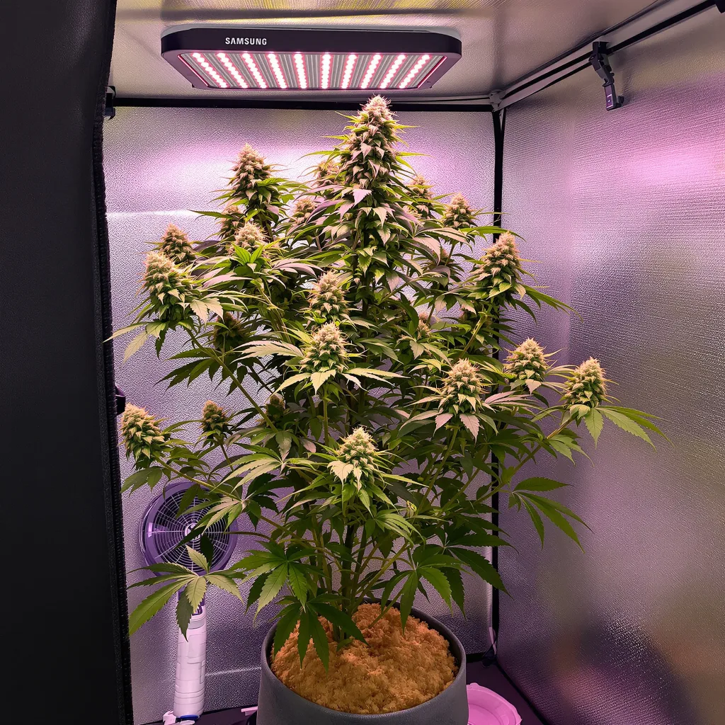 Cali Jack cannabis plant in flowering stage — 120-180 cm feminised
