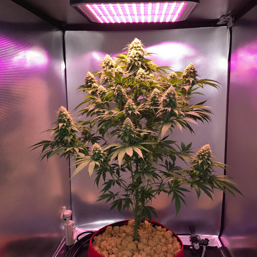 Cannalope Kush cannabis plant in flowering stage — 60-100 cm autoflower