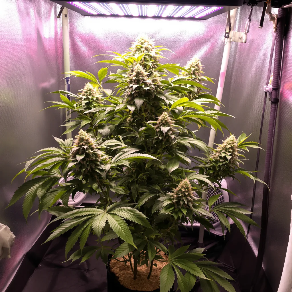Cannatonic cannabis plant in flowering stage — 90-130 cm feminised