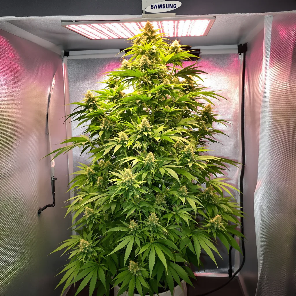 Cat Piss cannabis plant in flowering stage — 150-200 cm feminised