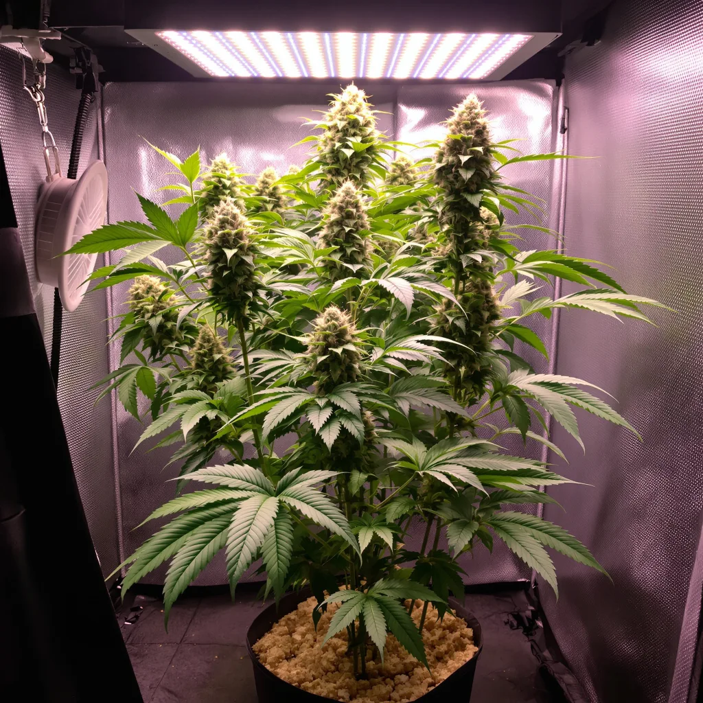 Cataract Kush cannabis plant in flowering stage — 60-100 cm autoflower