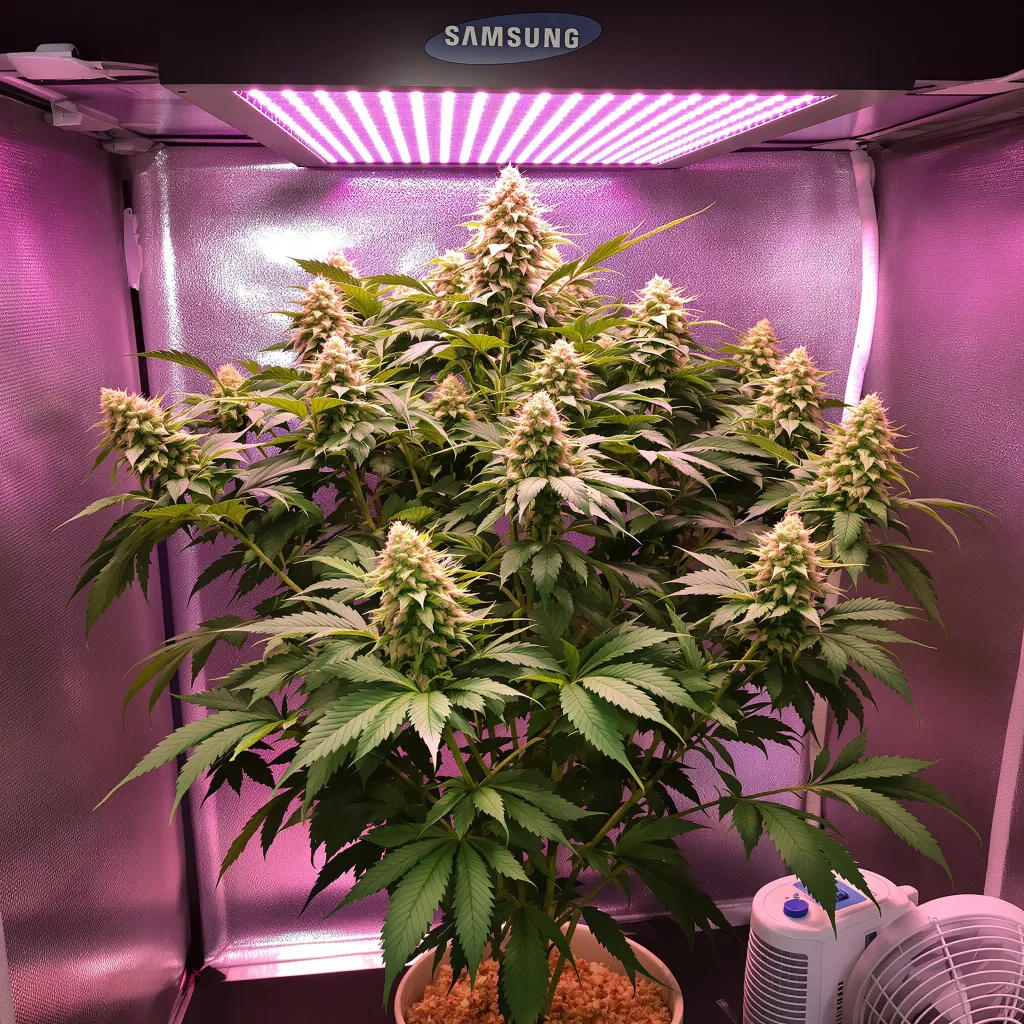 CBD 3D cannabis plant in flowering stage — 120-180 cm feminised