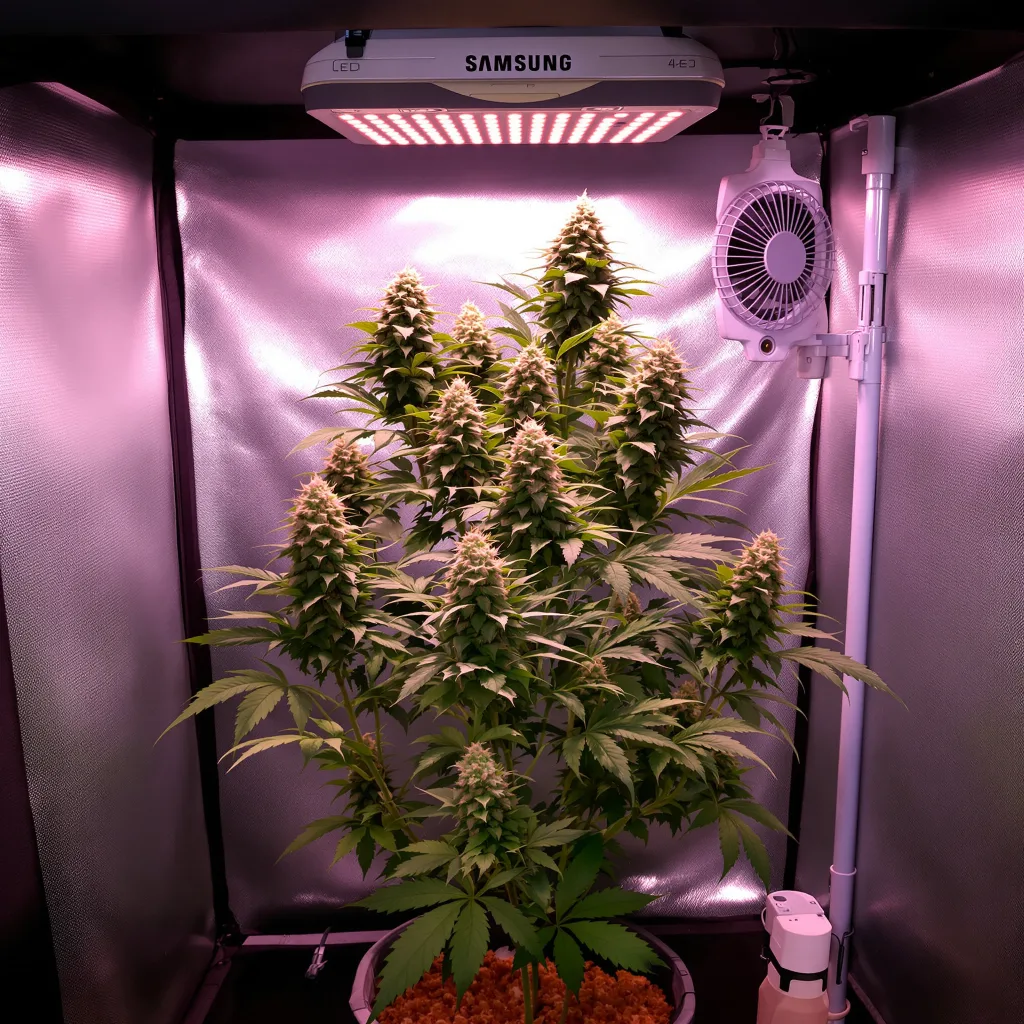 CBD ACDC cannabis plant in flowering stage — 120-180 cm feminised