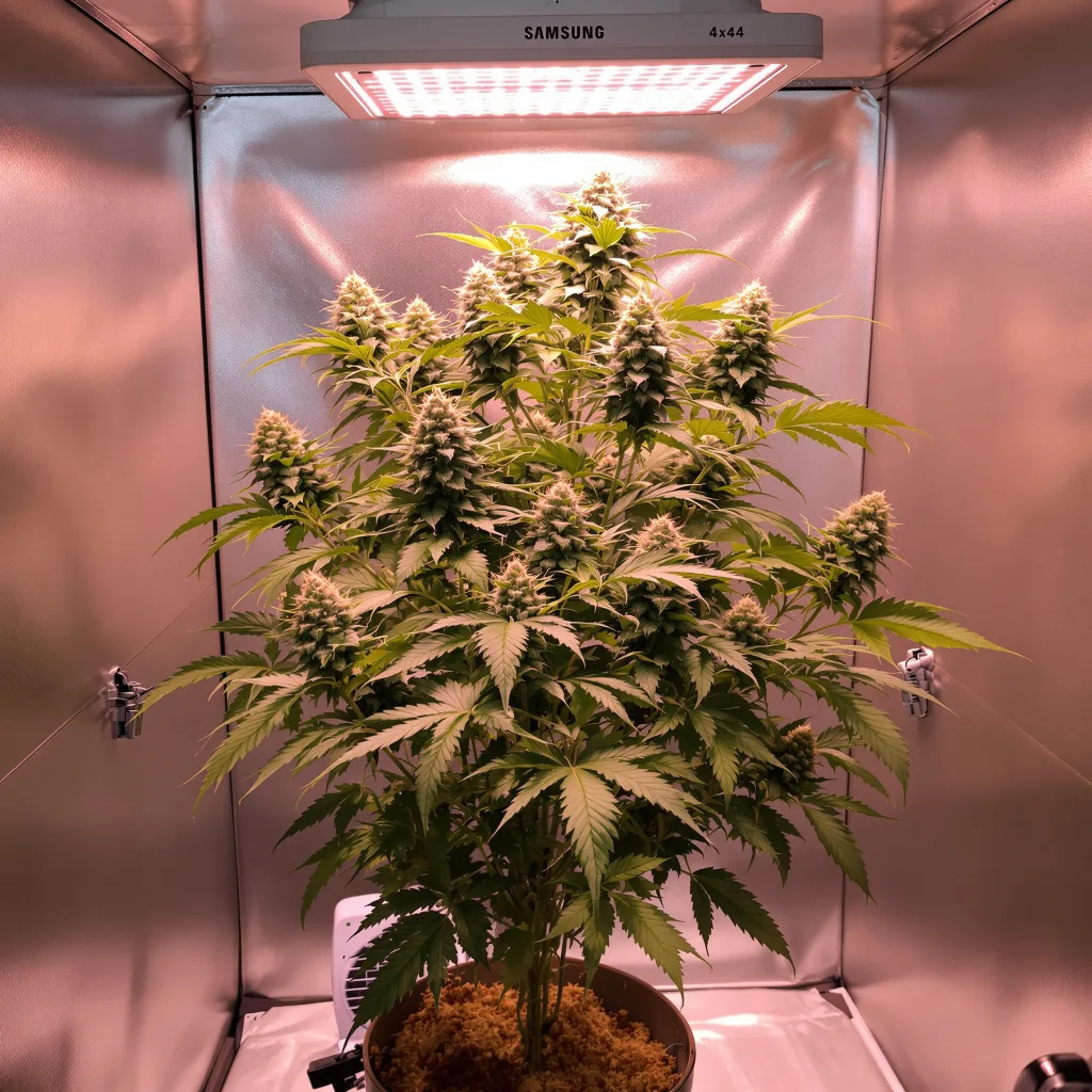 CBD Blueberry cannabis plant in flowering stage — 120-180 cm feminised