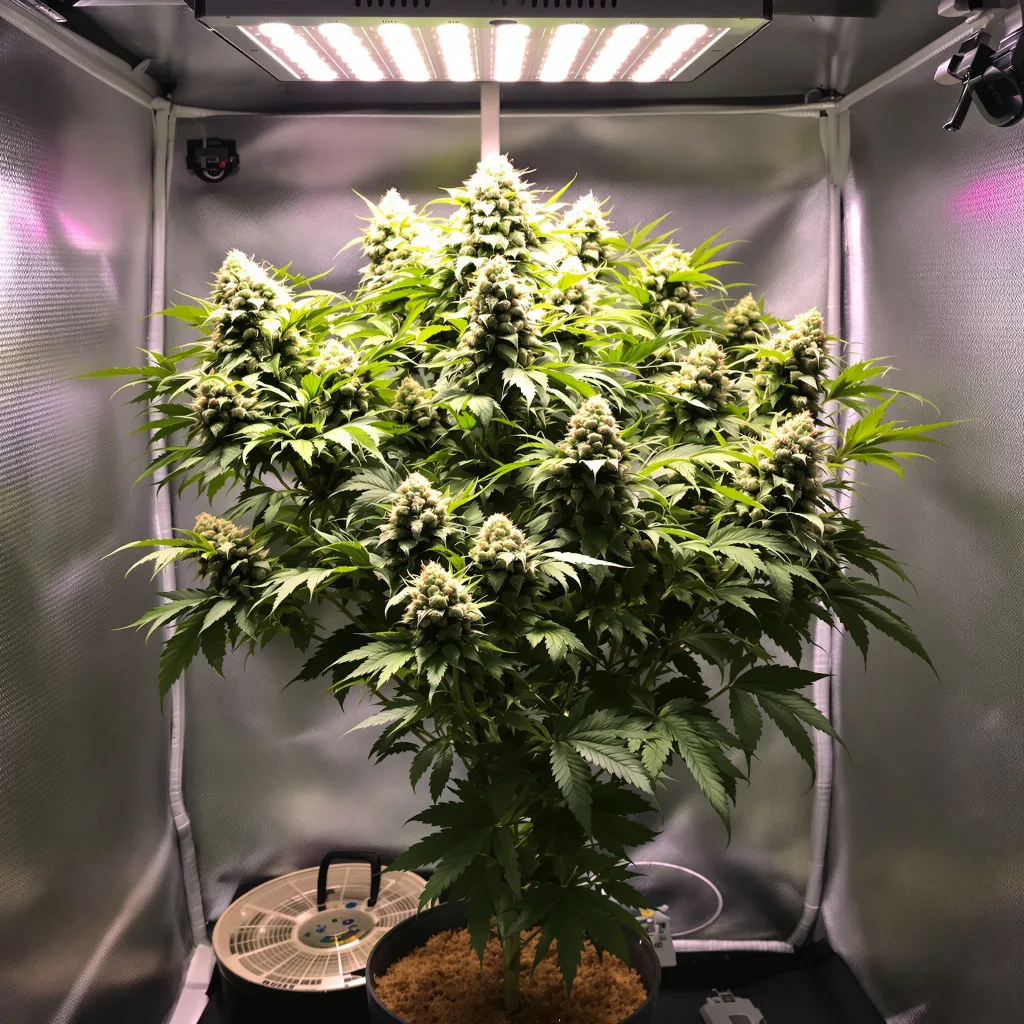 CBD Critical Mango cannabis plant in flowering stage — 120-180 cm feminised