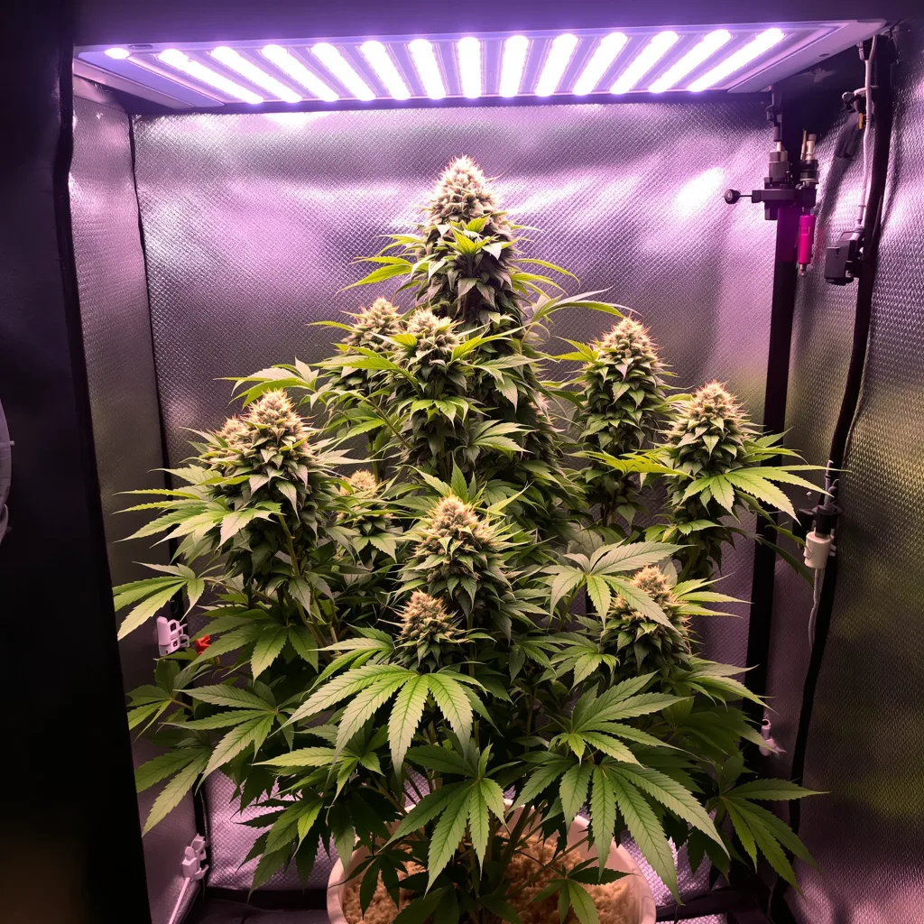 CBD Critical Mass cannabis plant in flowering stage — 120-180 cm feminised