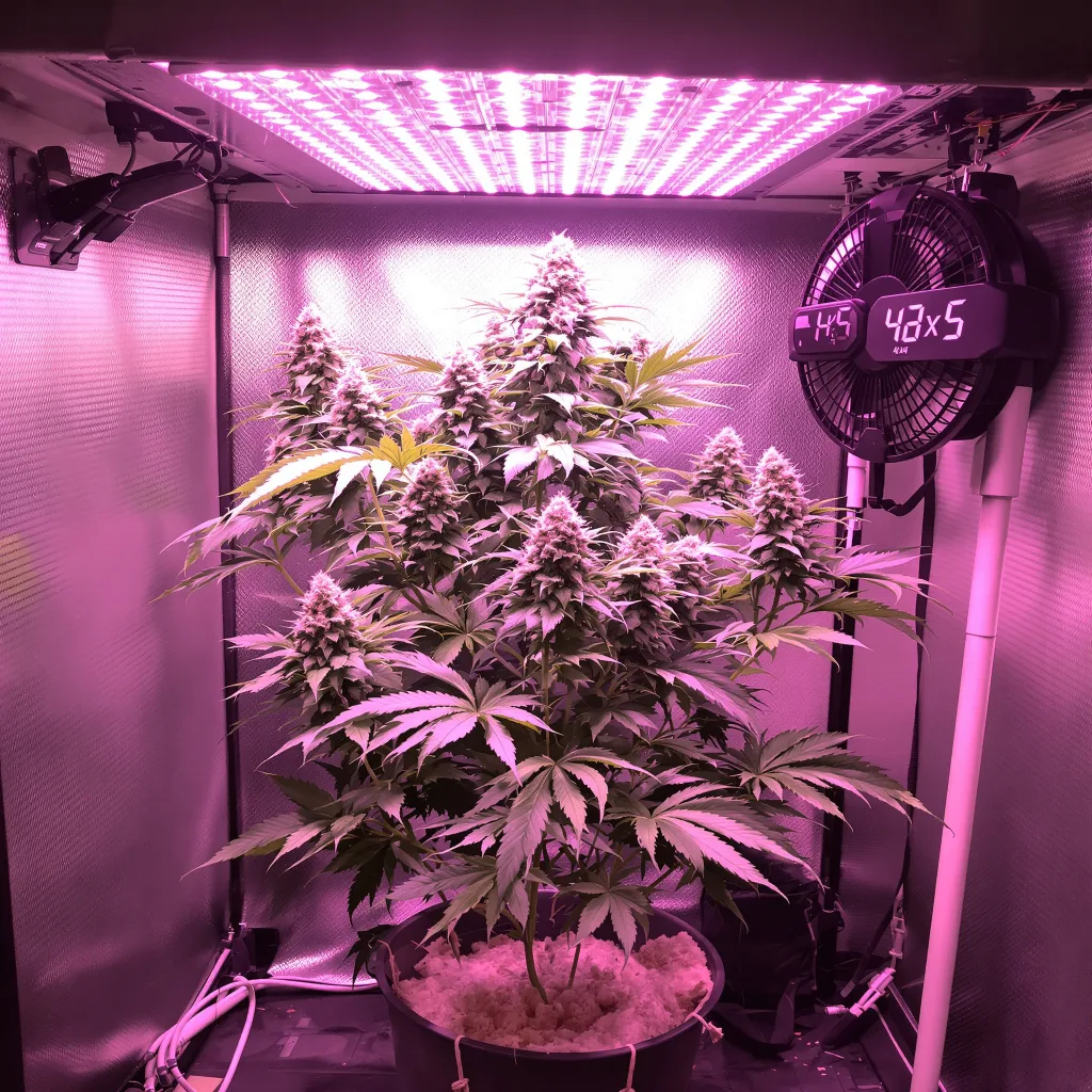 CBD Haze cannabis plant in flowering stage — 120-180 cm feminised