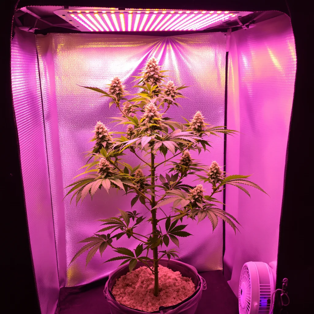 CBD Solomatic cannabis plant in flowering stage — 120-180 cm feminised