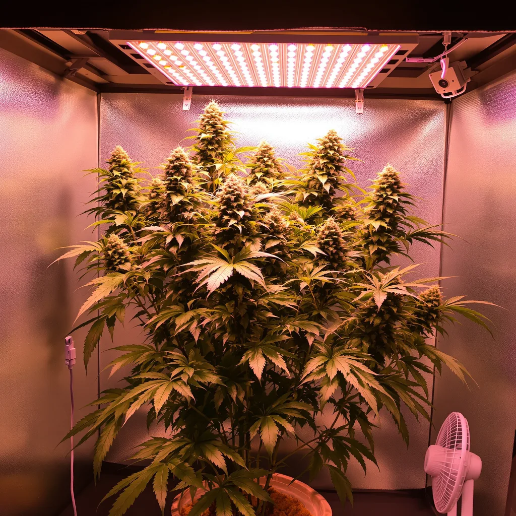 Cheeseburger cannabis plant in flowering stage — 120-180 cm feminised