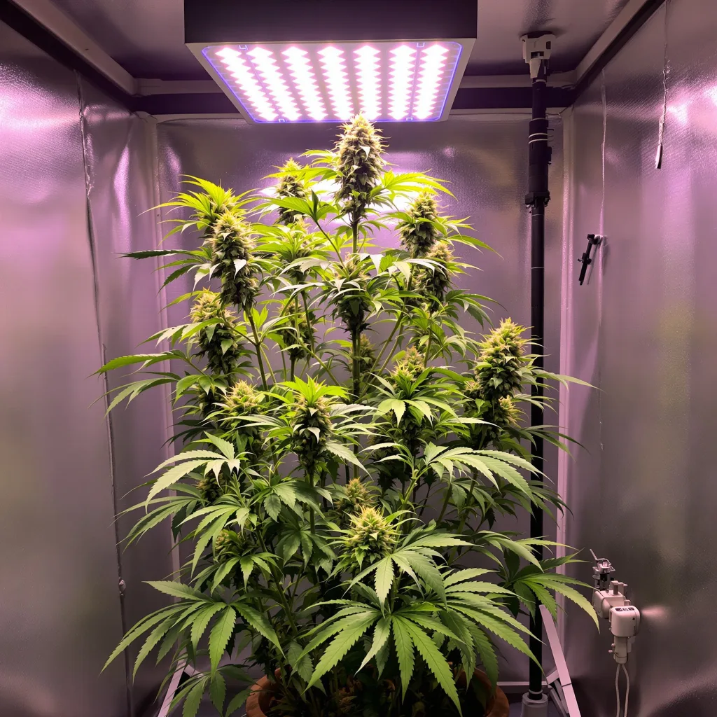 Chem Valley Kush cannabis plant in flowering stage — 150-200 cm feminised