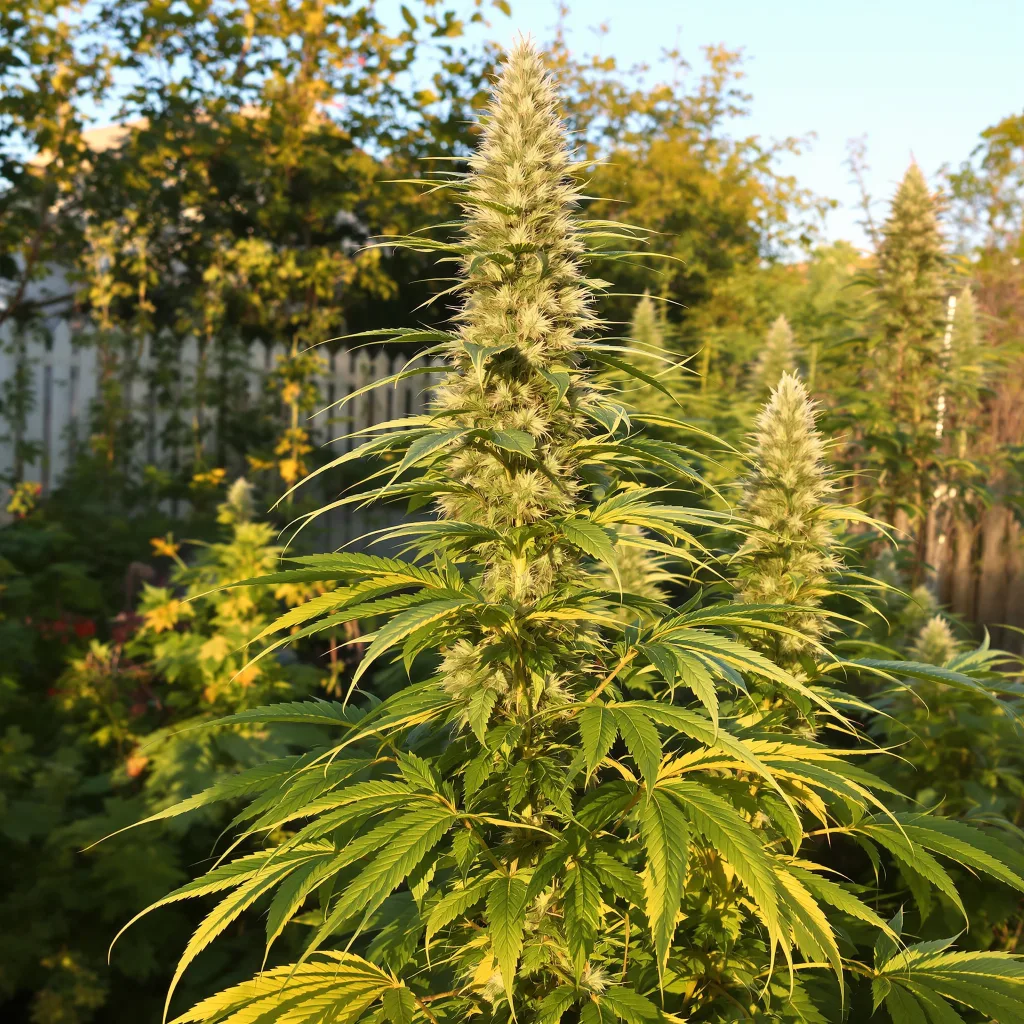Chem Valley Kush 23% indica / 77% sativa flower with visible trichomes