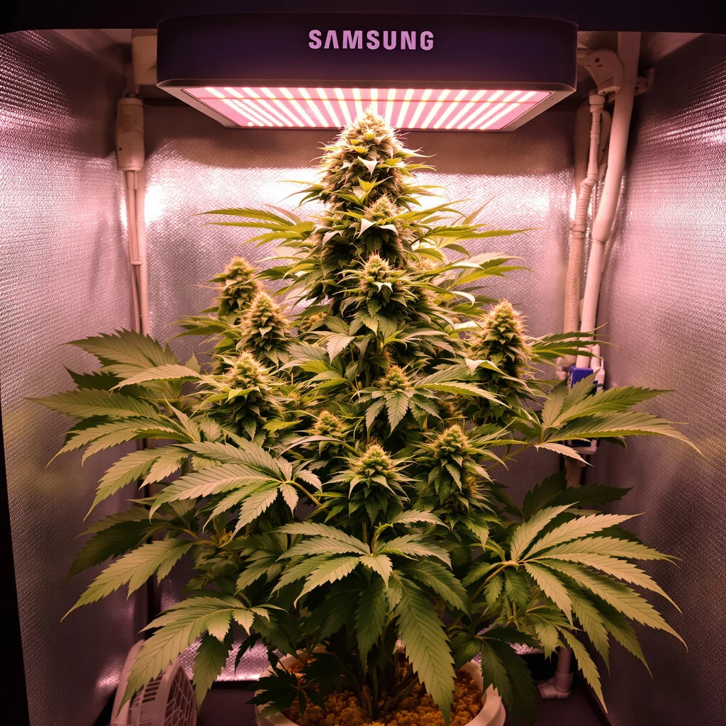 Chemo cannabis plant in flowering stage — 90-130 cm feminised