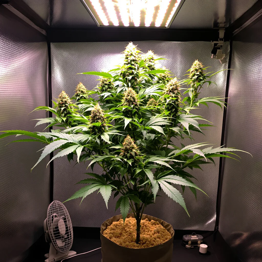 Cherries Jubilee cannabis plant in flowering stage — 90-130 cm feminised