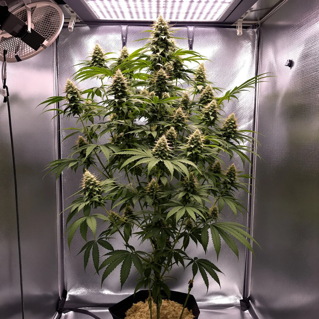 Cherry AK-47 cannabis plant in flowering stage — 150-200 cm feminised
