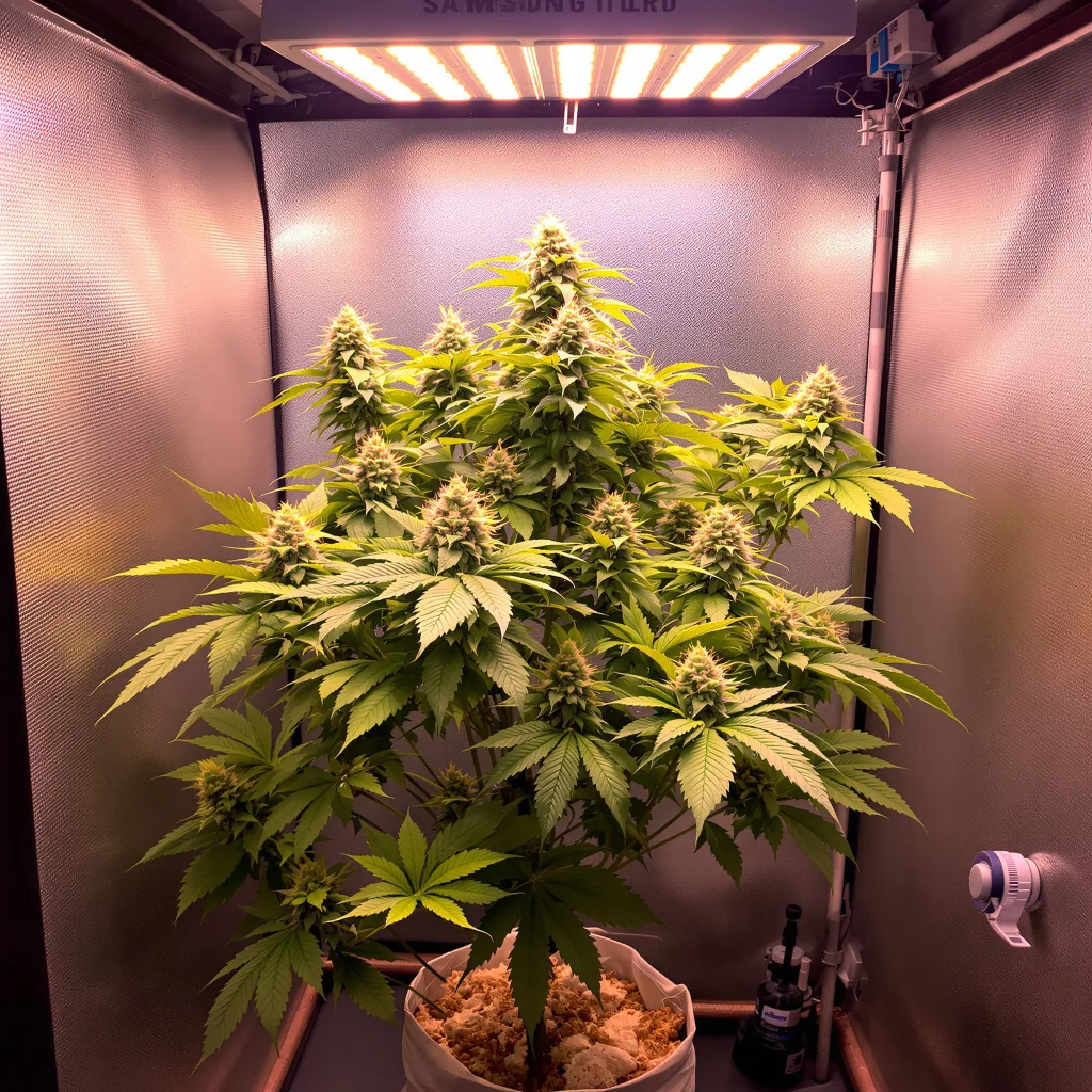 Cherry Kola cannabis plant in flowering stage — 90-130 cm feminised