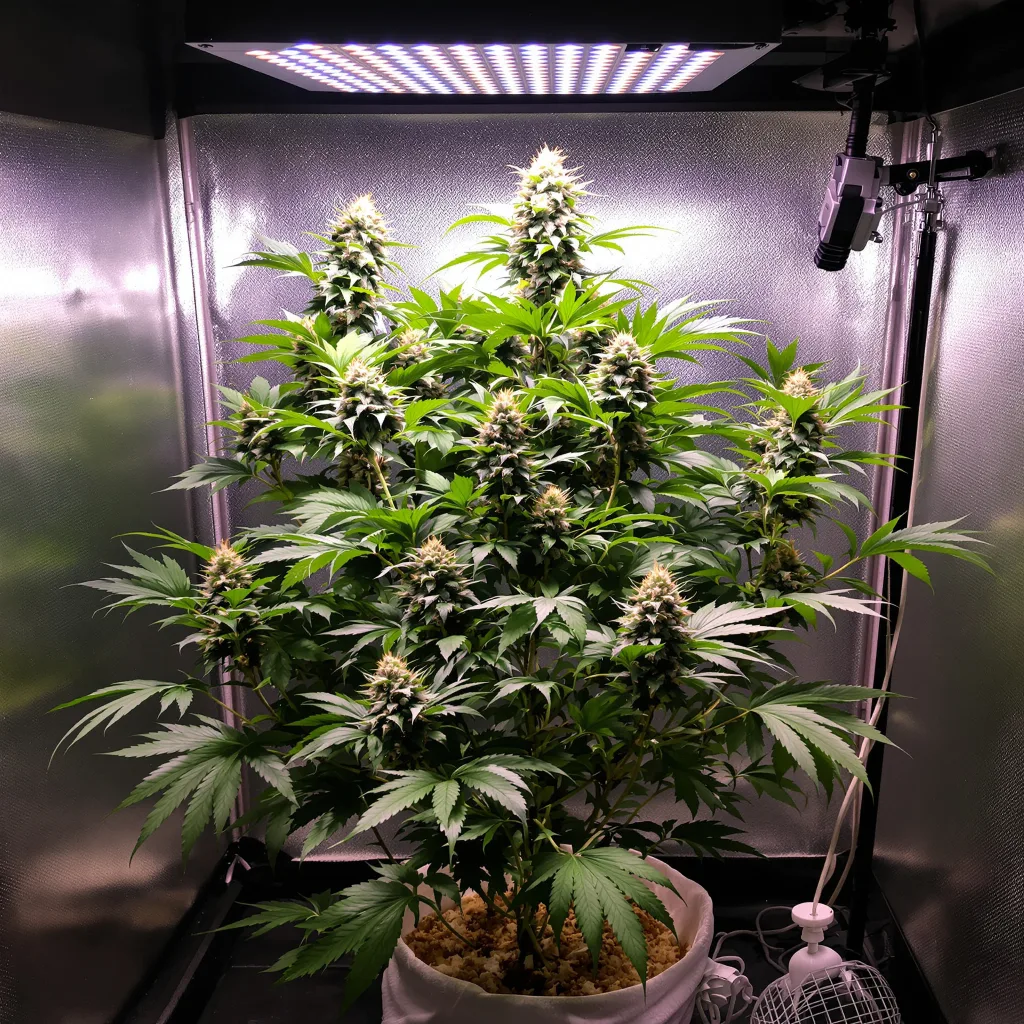 Cherry OG cannabis plant in flowering stage — 90-130 cm feminised