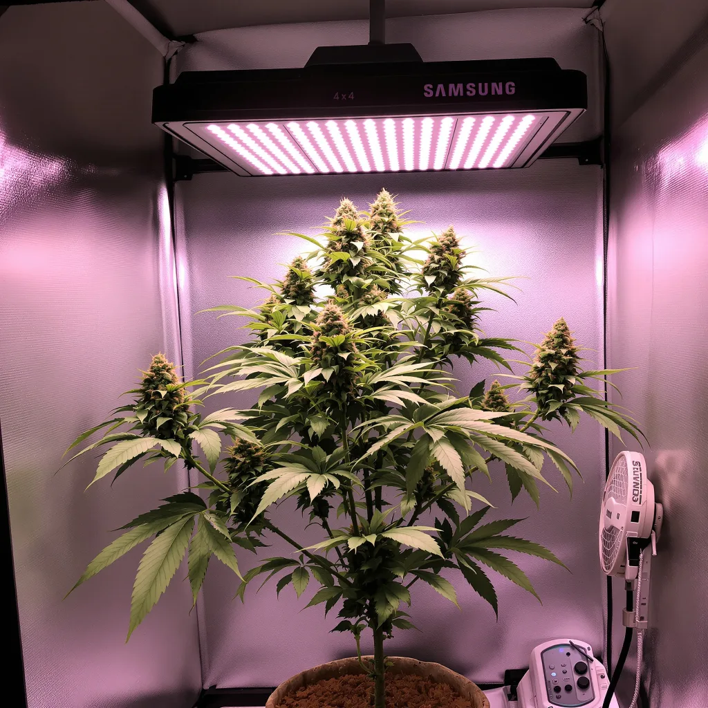 Chocolate Chunk cannabis plant in flowering stage — 100-125cm feminised