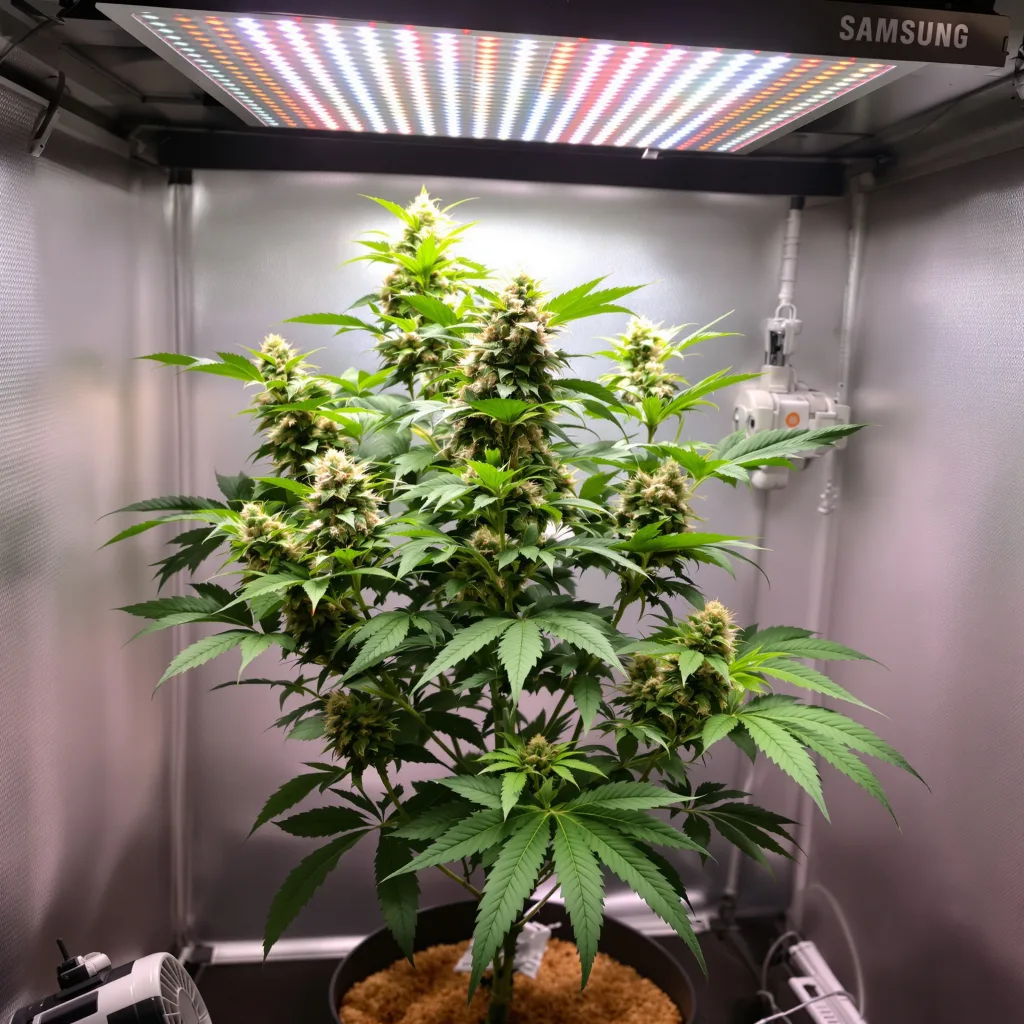 Chronic cannabis plant in flowering stage — 90-130 cm feminised