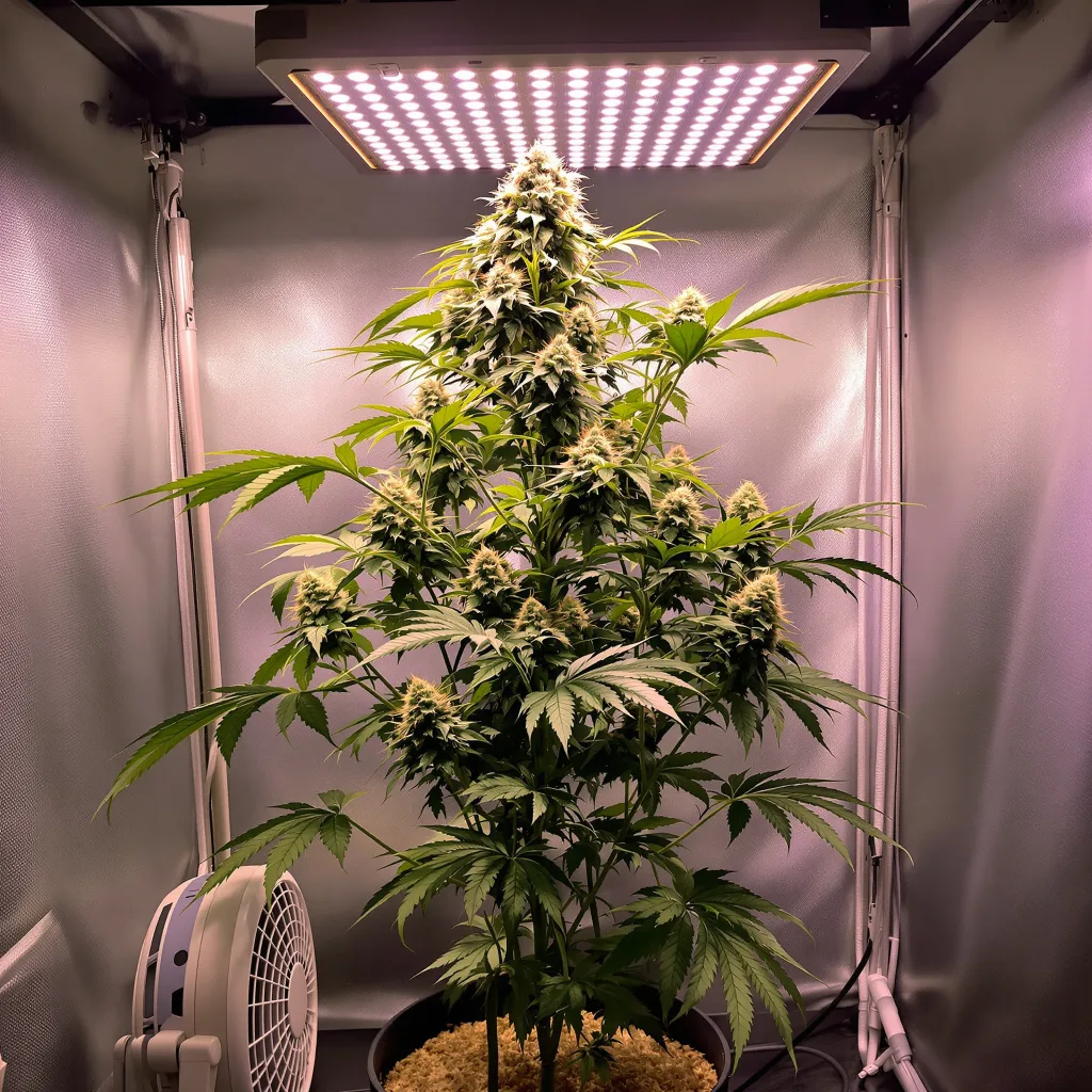 Church OG cannabis plant in flowering stage — 120-180 cm feminised