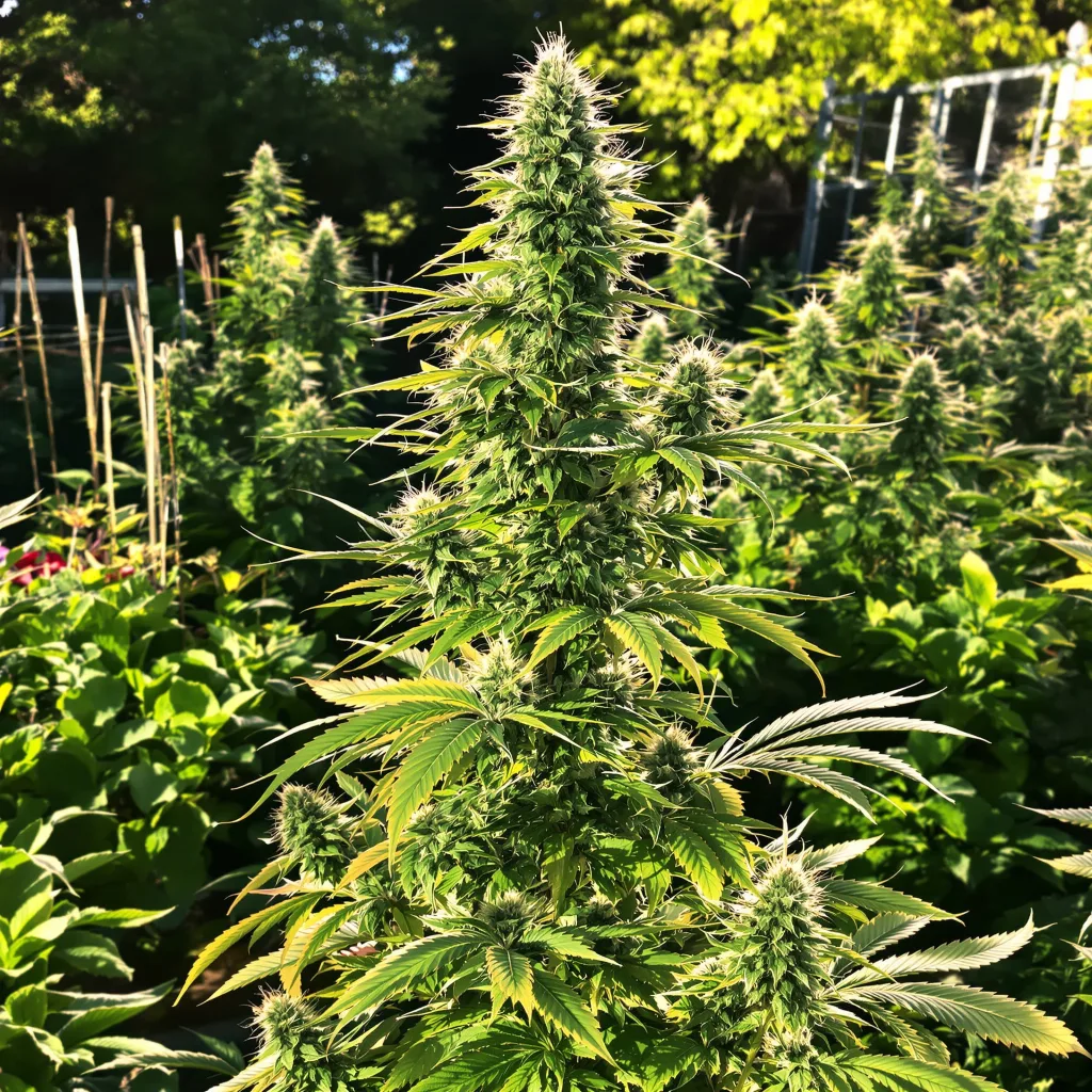 Church OG 47% indica / 53% sativa flower with visible trichomes