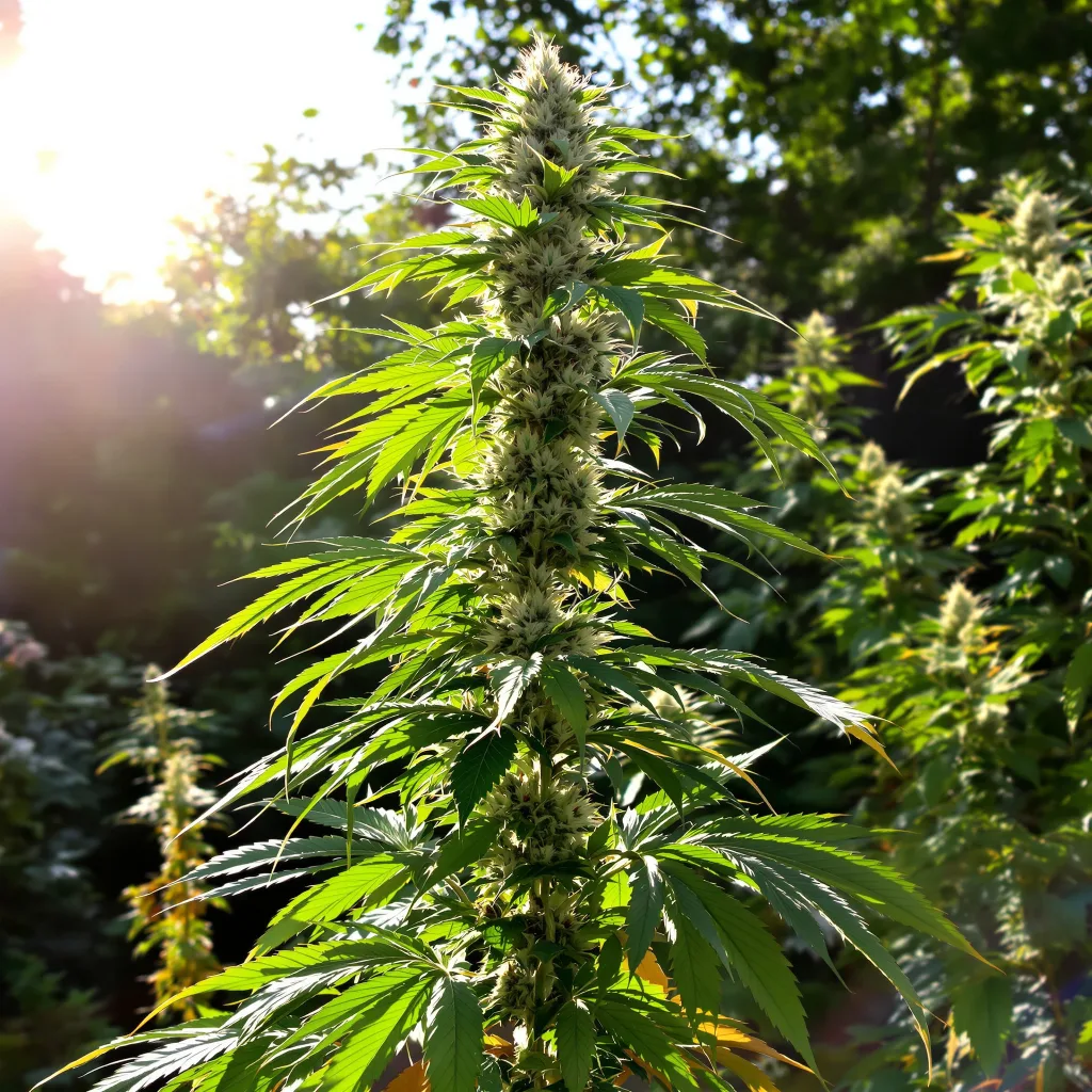 Cinderella's Dream 30% indica / 70% sativa flower with visible trichomes