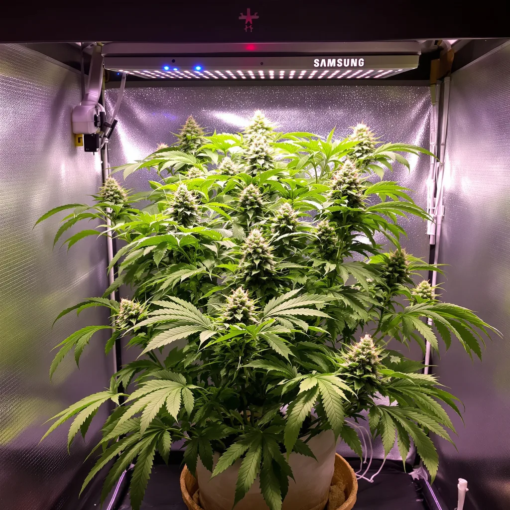 Confidential Wreck cannabis plant in flowering stage — 90-130 cm feminised