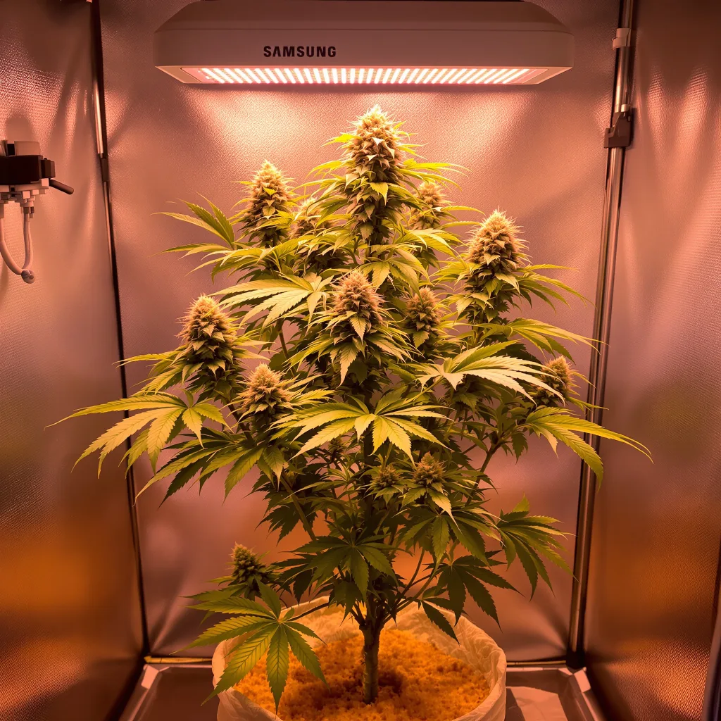 Conspiracy Kush cannabis plant in flowering stage — 90-130 cm feminised