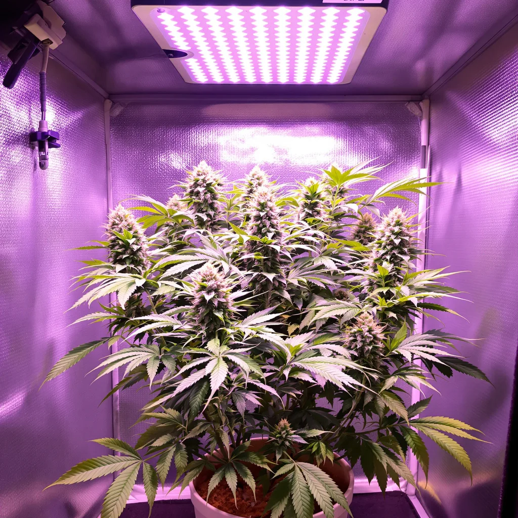 Cookie Monster cannabis plant in flowering stage — 90-130 cm feminised