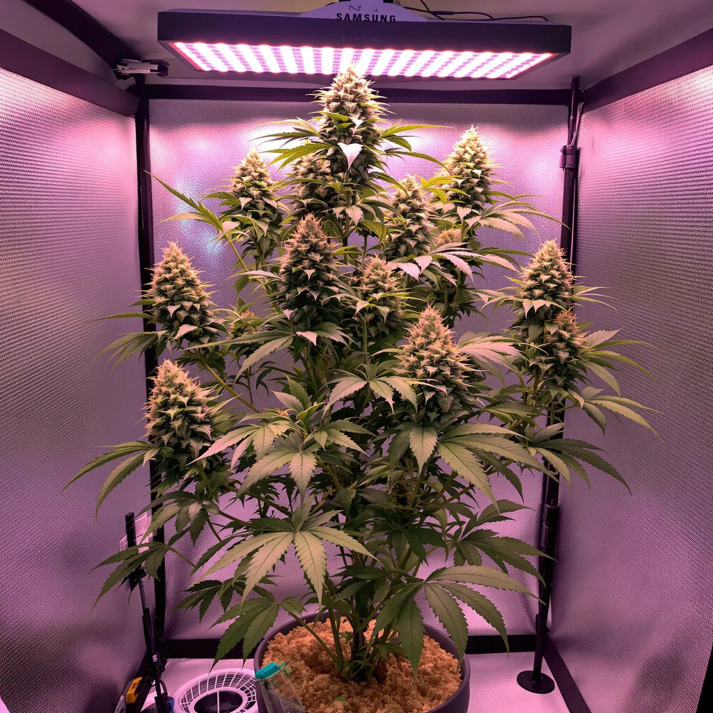 Cookies and Cream cannabis plant in flowering stage — 120-180 cm feminised