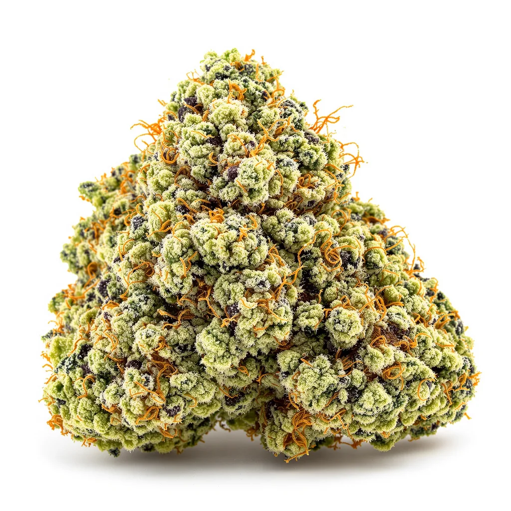 Corleone Kush 50% indica / 50% sativa flower with visible trichomes